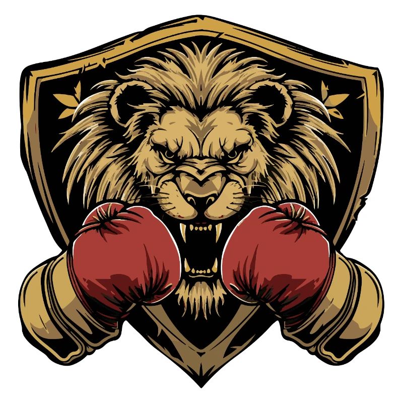 Löwe Boxer MMA Logo