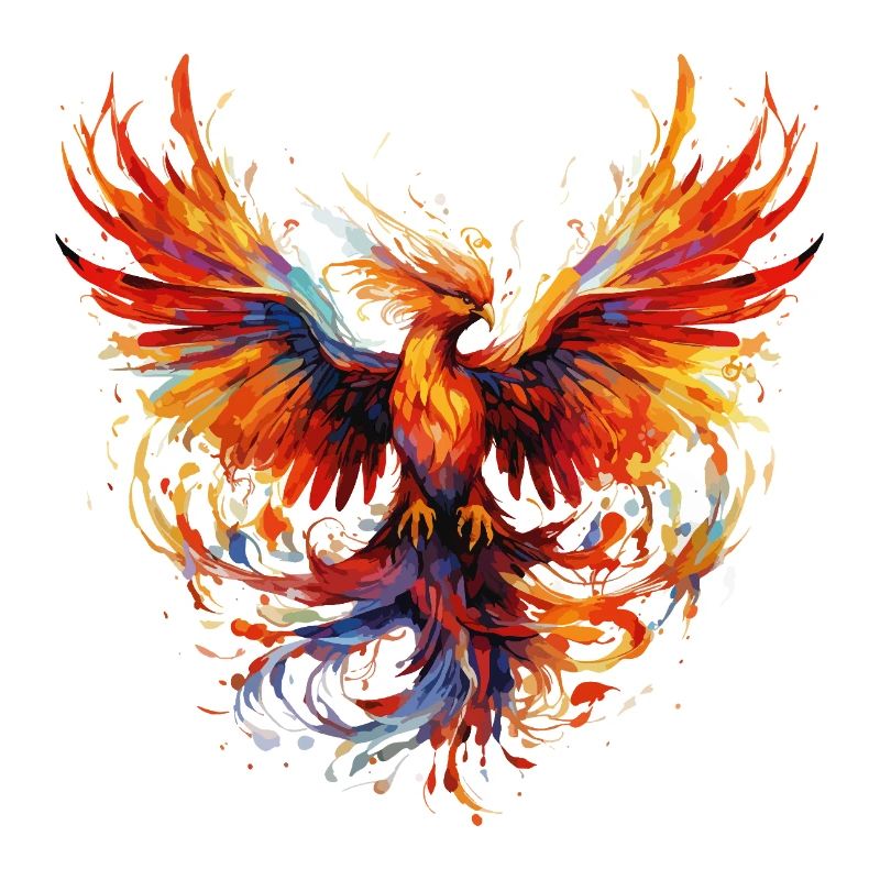 Phoenix Phoenix Fire Flames Bird Mythology