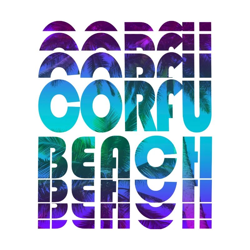 Corfu Beach Palme Design / Grèce