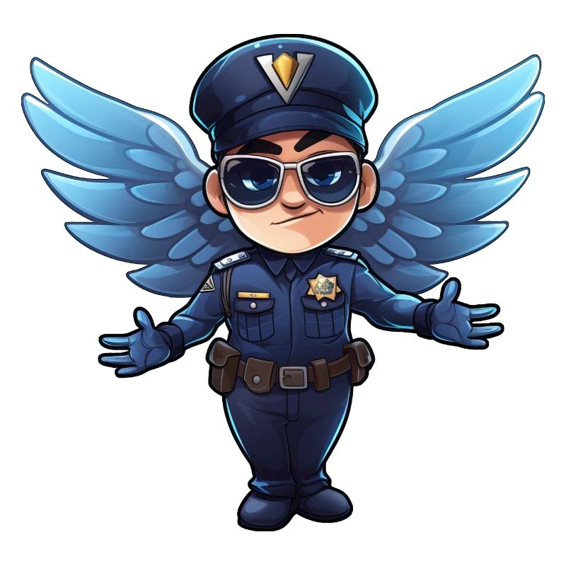 Engel Polizist