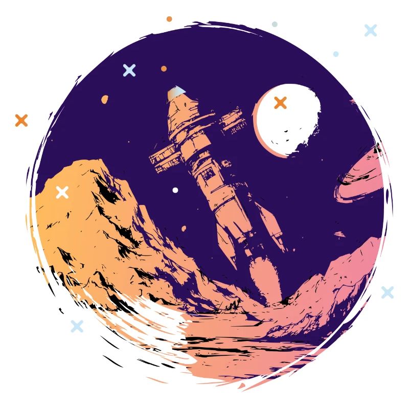 fusée espace école de l’espace début Allez nerd de l’espace