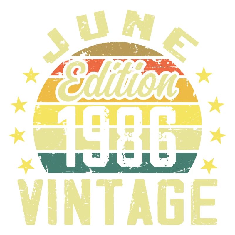 Juni 1986 Juni Retro Juni 1986 Geburtstagsgeschenk