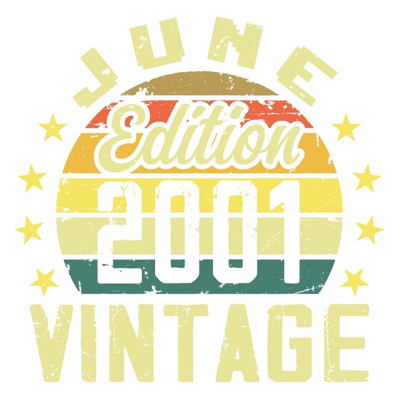 Juni 2001 Juni Retro Juni 2001 Geburtstagsgeschenk