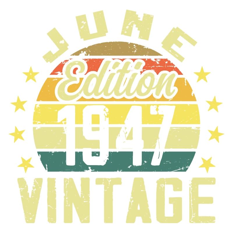 Juni 1947 Juni Retro Juni 1947 Geburtstagsgeschenk
