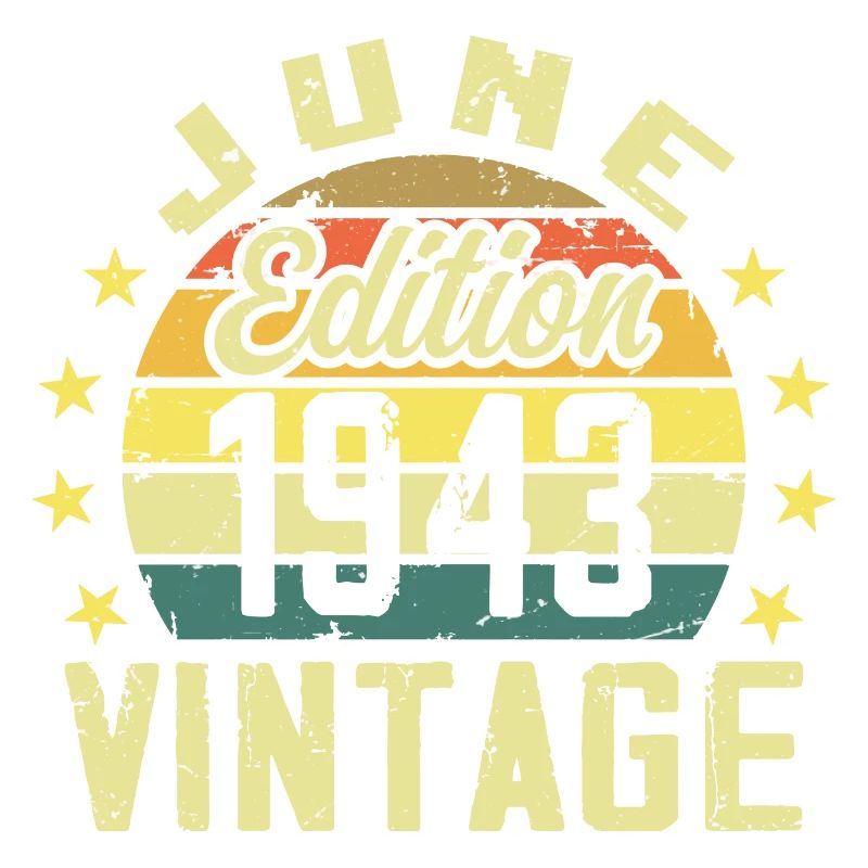 Juni 1943 Juni Retro Juni 1943 Geburtstagsgeschenk