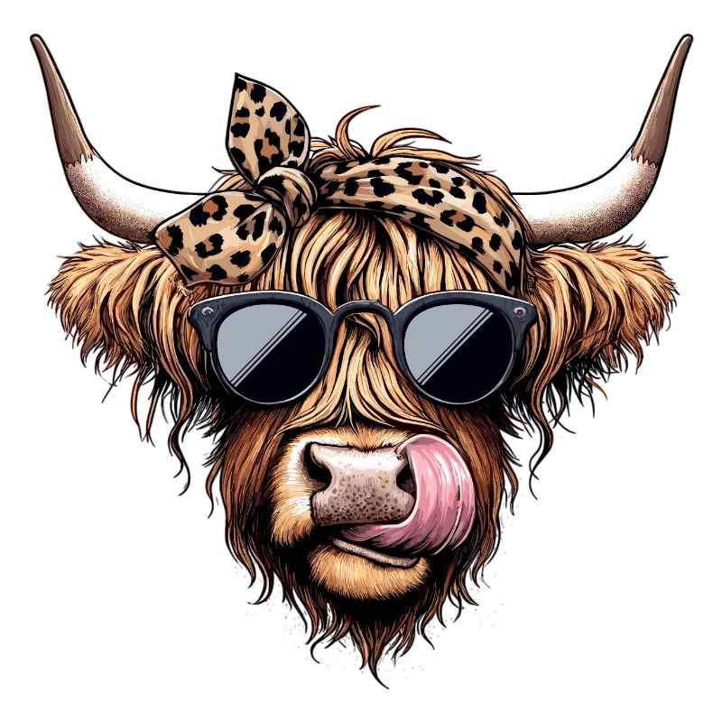 Rockabilly Highland Beef - Stylish and Cool