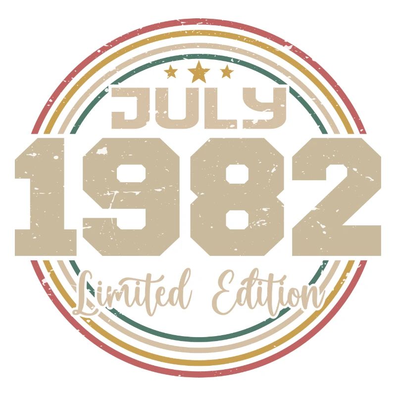 1982 Birthday July 1982 Gift July 1982