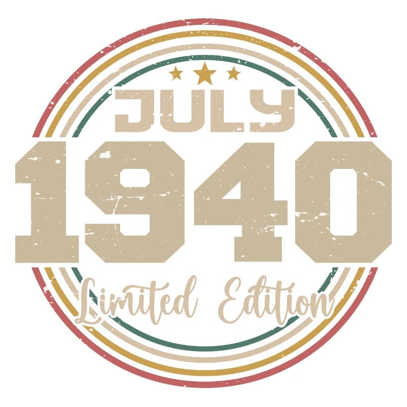 1940 Geburtstag Juli 1940 Geschenk Juli 1940