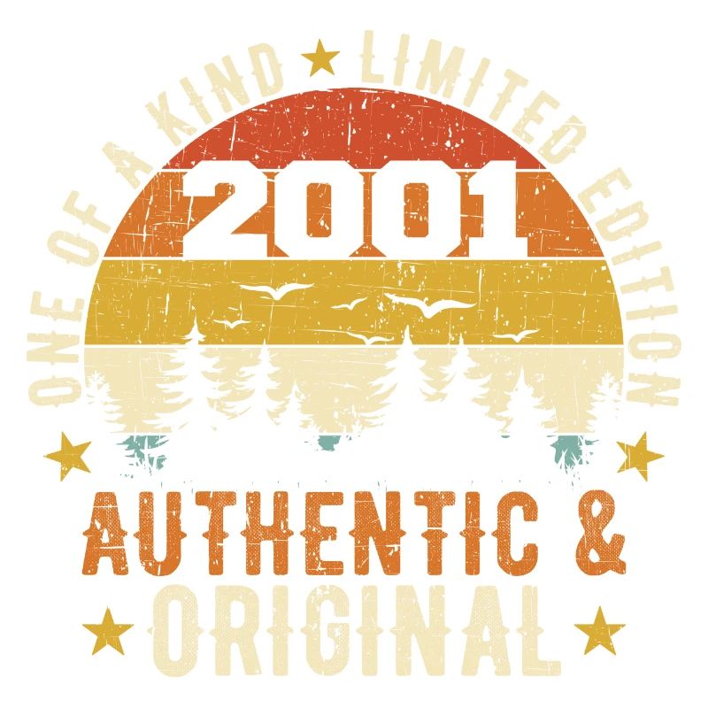 Original 2001 Geburtstagsgeschenk 2001 Authentisch
