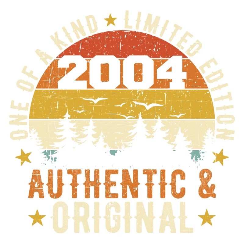 Original 2004 Geburtstagsgeschenk 2004 Authentisch