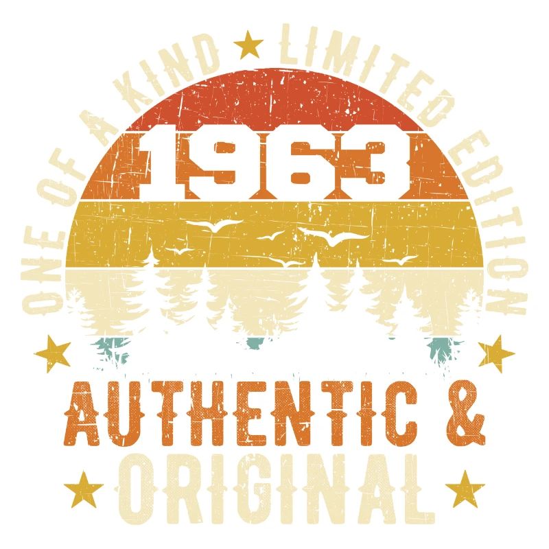 Original 1963 Birthday Gift 1963 Authentic