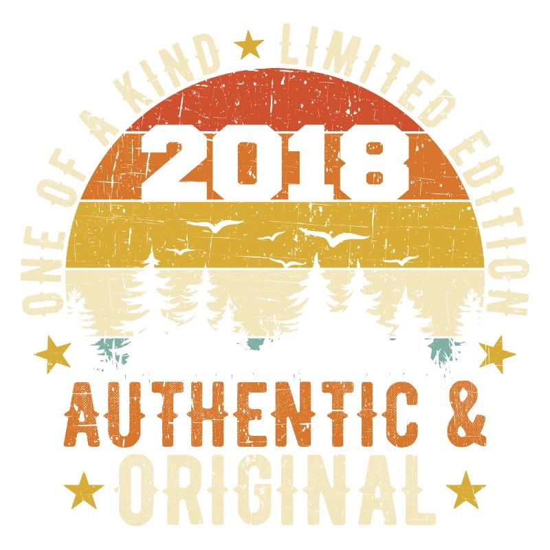 Original 2018 Cadeau D'anniversaire 2018 Authentic