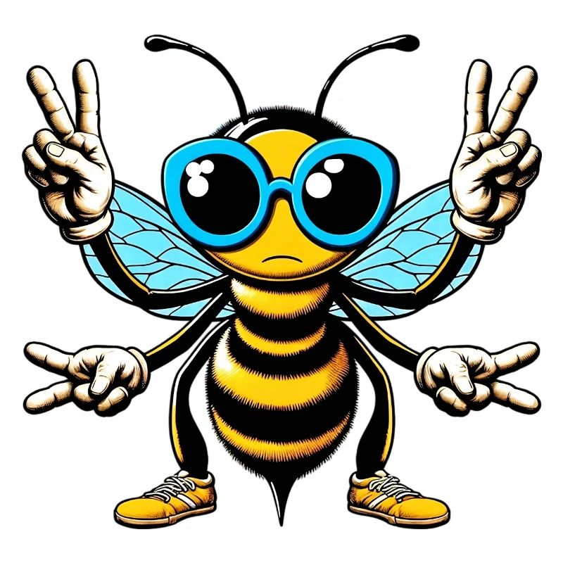 Bee with Sunglasses
