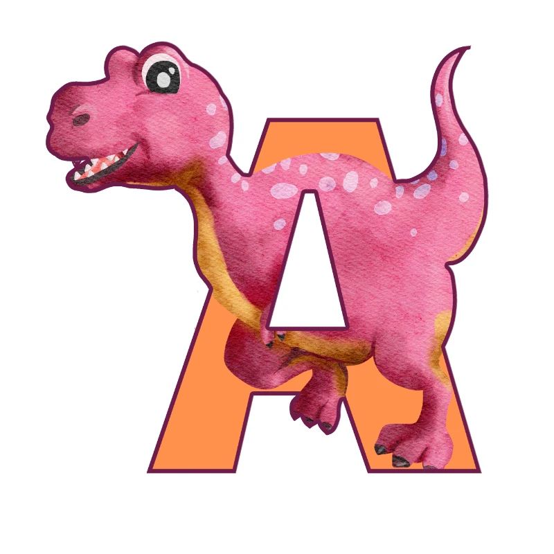 A - DINOSAURIER, Personalisierbar