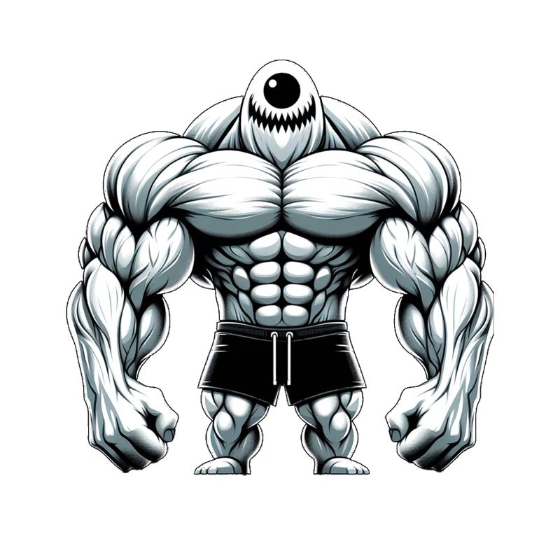 Einäugiger Muskelkoloss - Perfekt fürs Gym