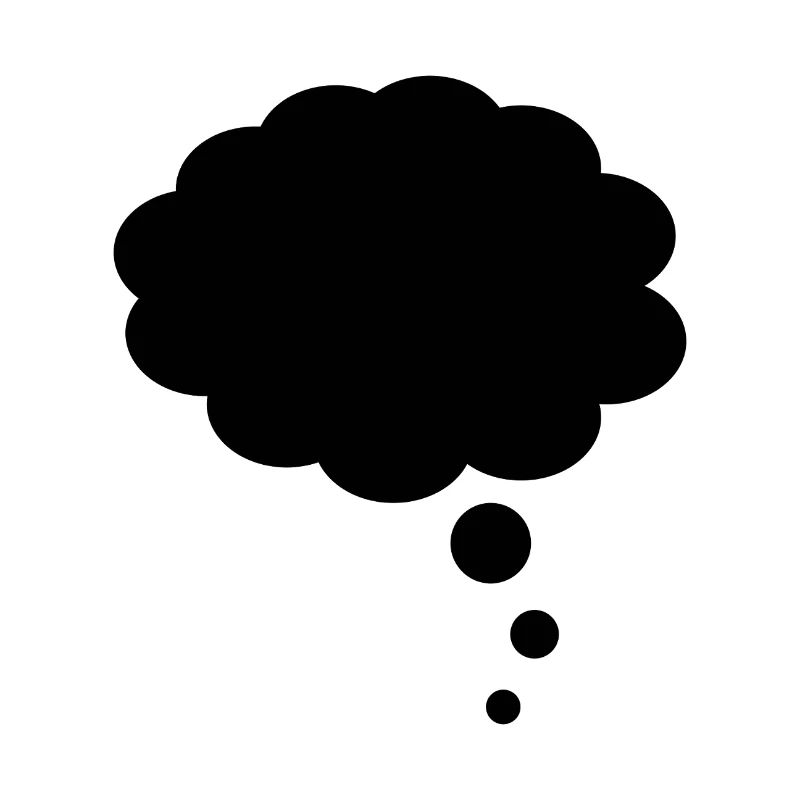 Thought bubble