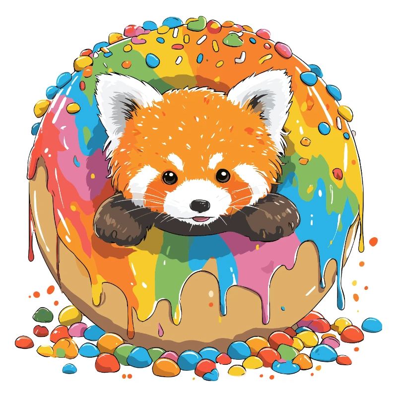 Regenbogen Donutfuchs