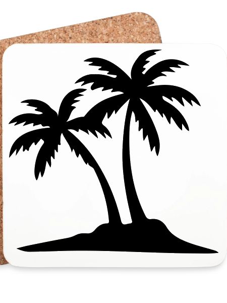 Insel Palmen Symbol