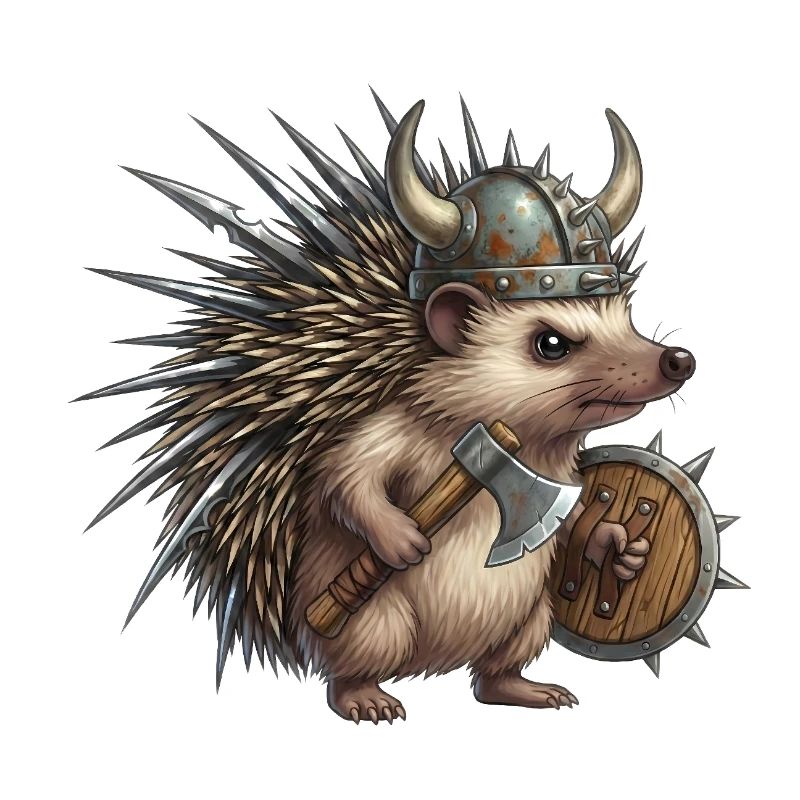 Igel-Wikingerkrieger