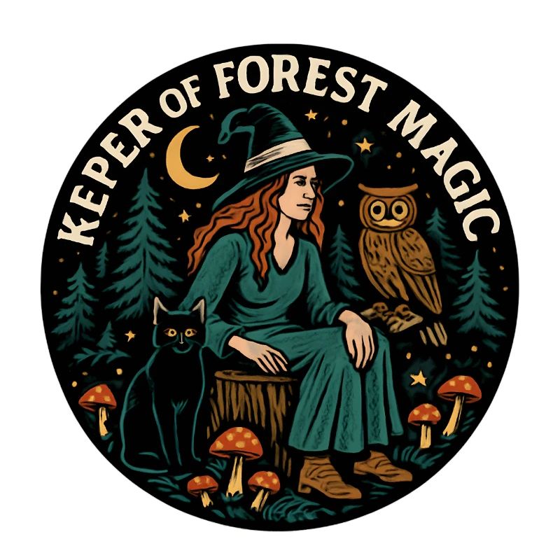 Waldzauber Waldhexe Patch