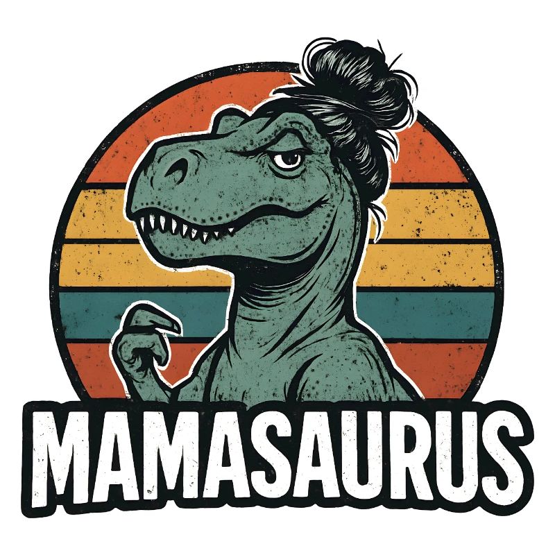 Mamasaurus Mama Mutter Geschenkidee Humor Lustig