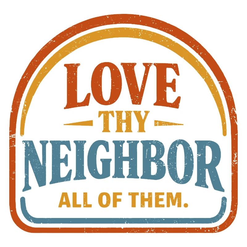 Love Your Next Vintage Benevolent Peace Message