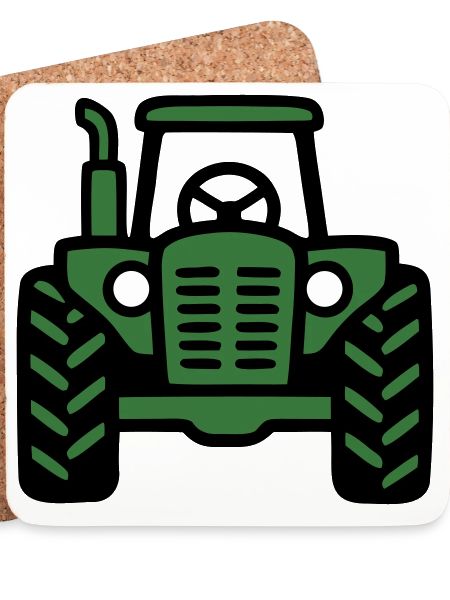 Traktor Frontansicht Logo