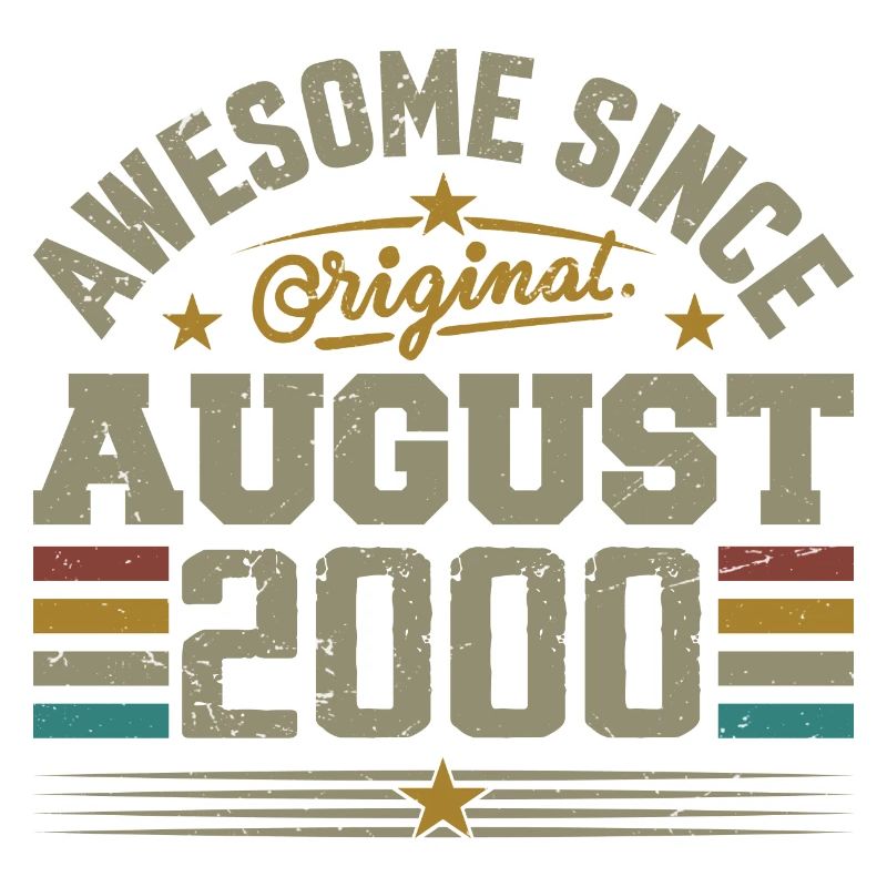 August 2000 Jubiläum August 2000 August 2000 Retro