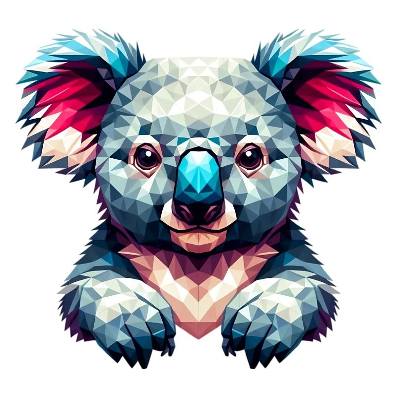 Polygonaler Koala
