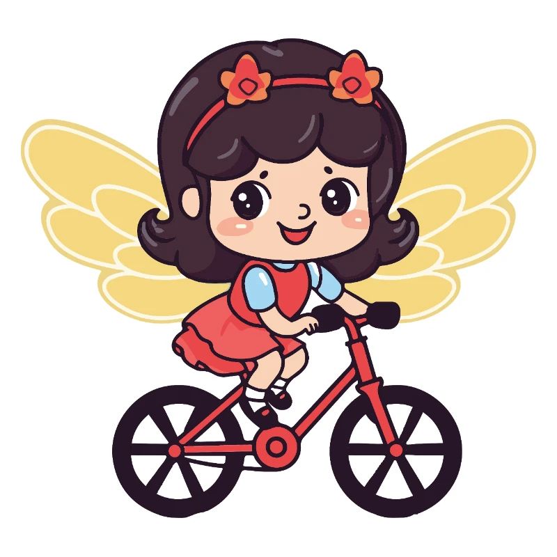 Fairy Cute Bicycle Comic