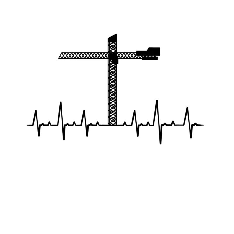 Crane cranes crane operator construction site excavator gift