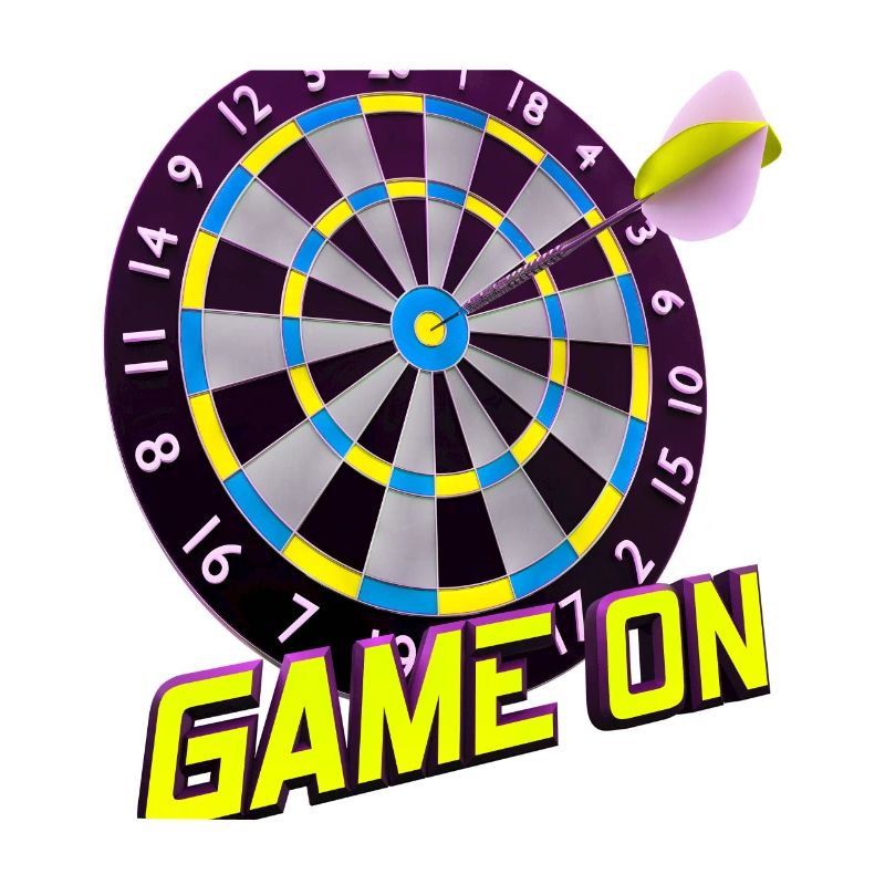Dartbrettspiel Ein - Gelb