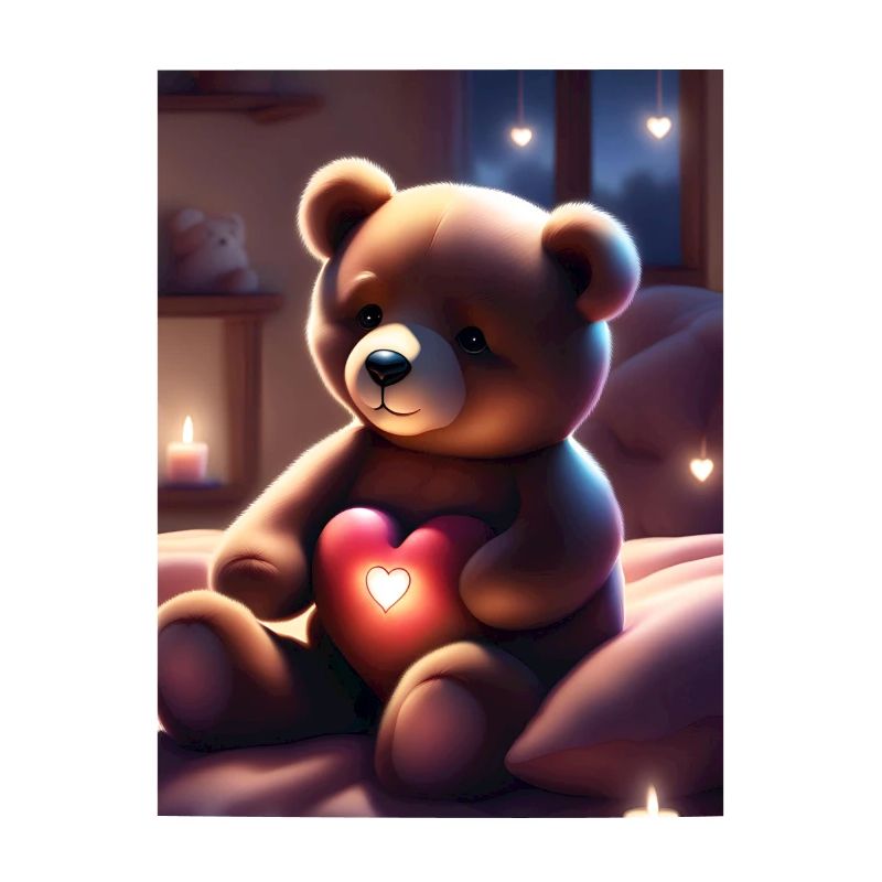 Teddybär mit Herz