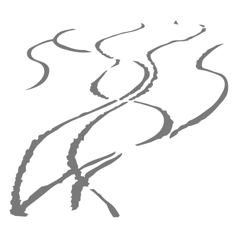 Snowboard Spuren
