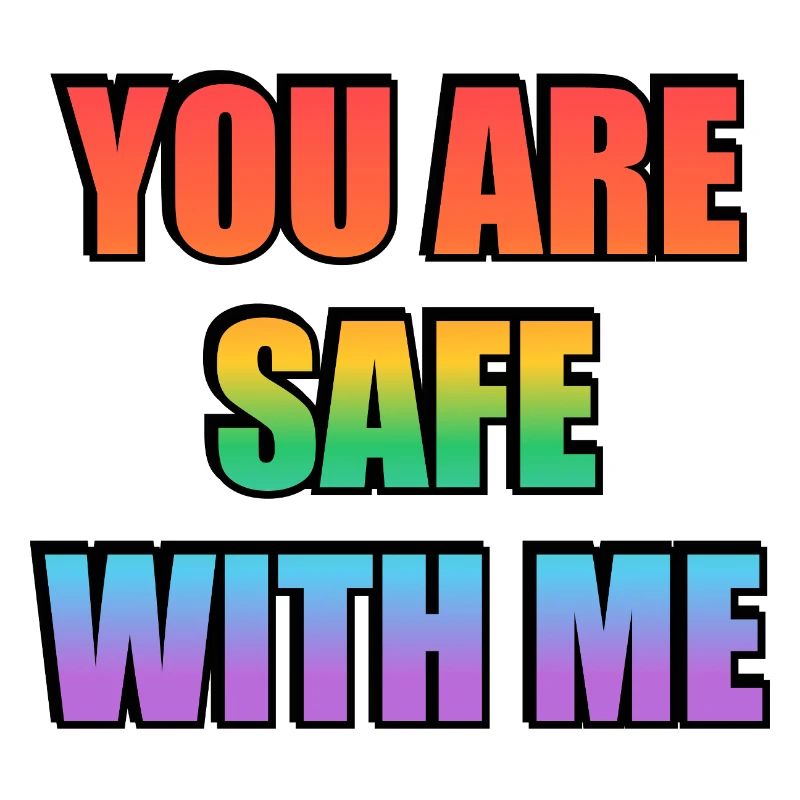 Tu es en sécurité avec moi, gradient