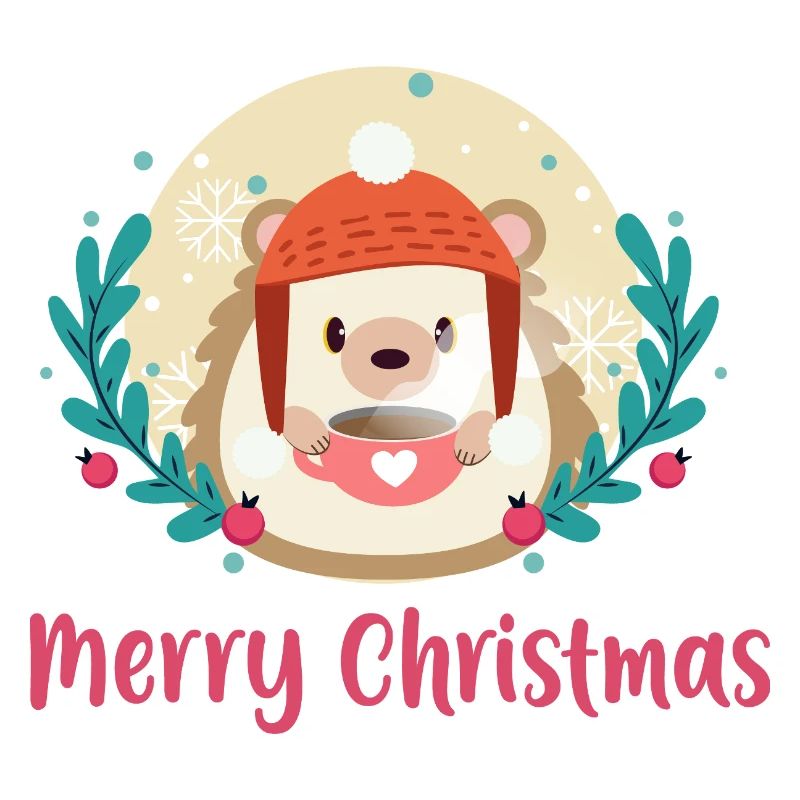 Igel-Weihnachts-Kokon