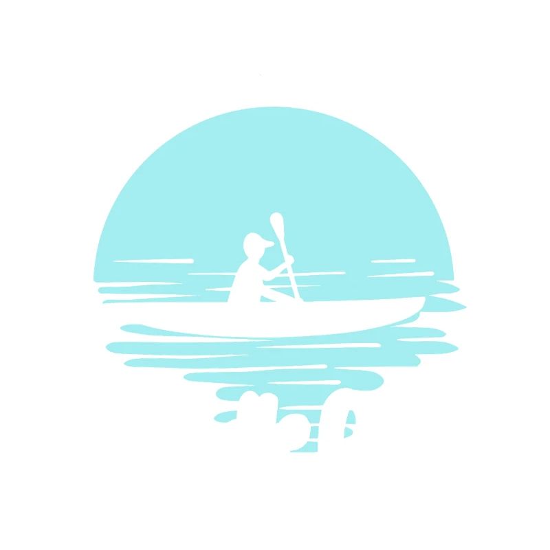 When In Doubt Paddle Out Kayaking Canoe Tee Design
