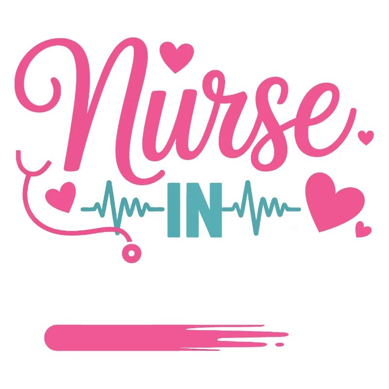 Nurse In Progress Pink Blau