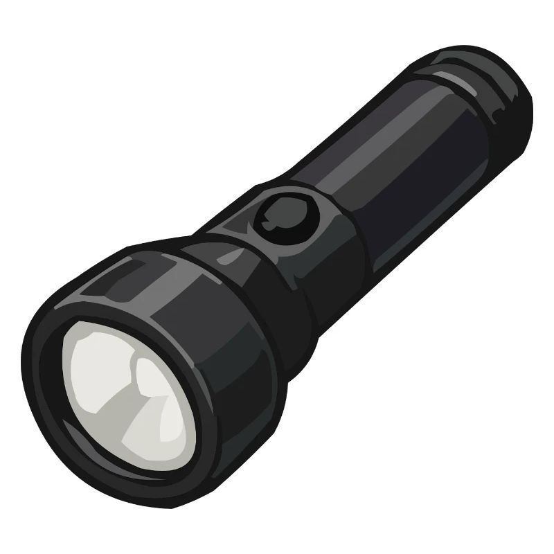 Illustration de lampe torche compacte