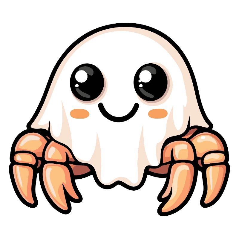 Krebs Krabbe Halloween Geist