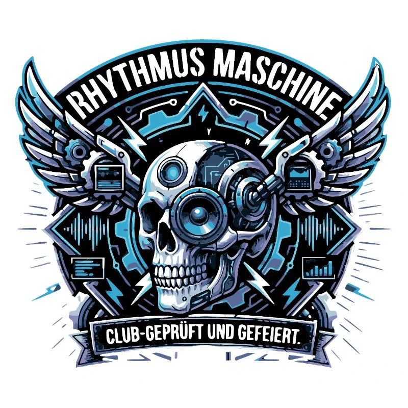 Rhythmus Maschine Schädel