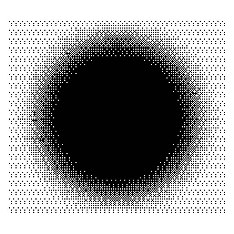 Design des points de soleil noirs