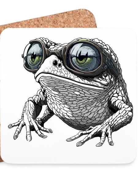Cooler Frosch mit Sonnenbrille