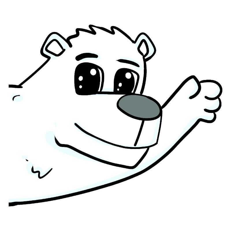 Polarbär Bär Gruß