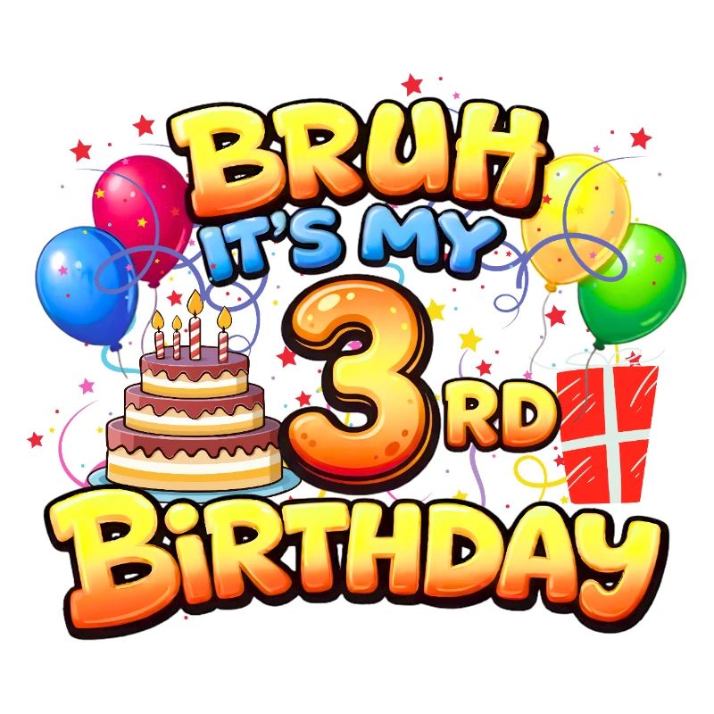 3. Geburtstagsshirt 3. Geburtstagsgeschenk Junge Mädchen 3.