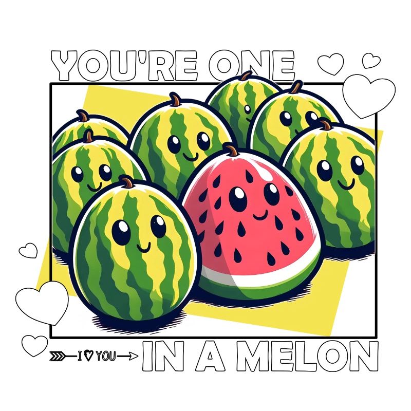 SIE SIND EINER IN EINER MELONE