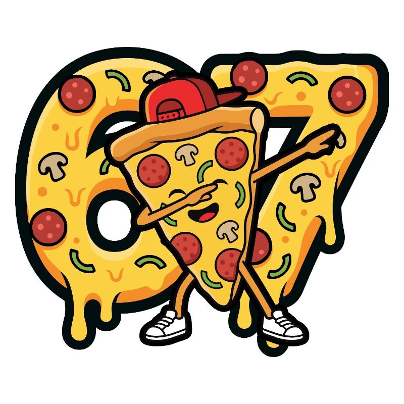 Pizza Dabbing 67 Slice Hugger