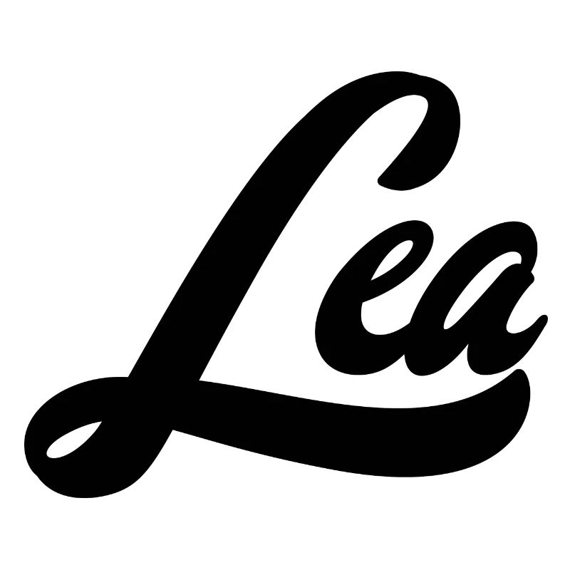 Lea Name Abstract Color Explosion Art Design