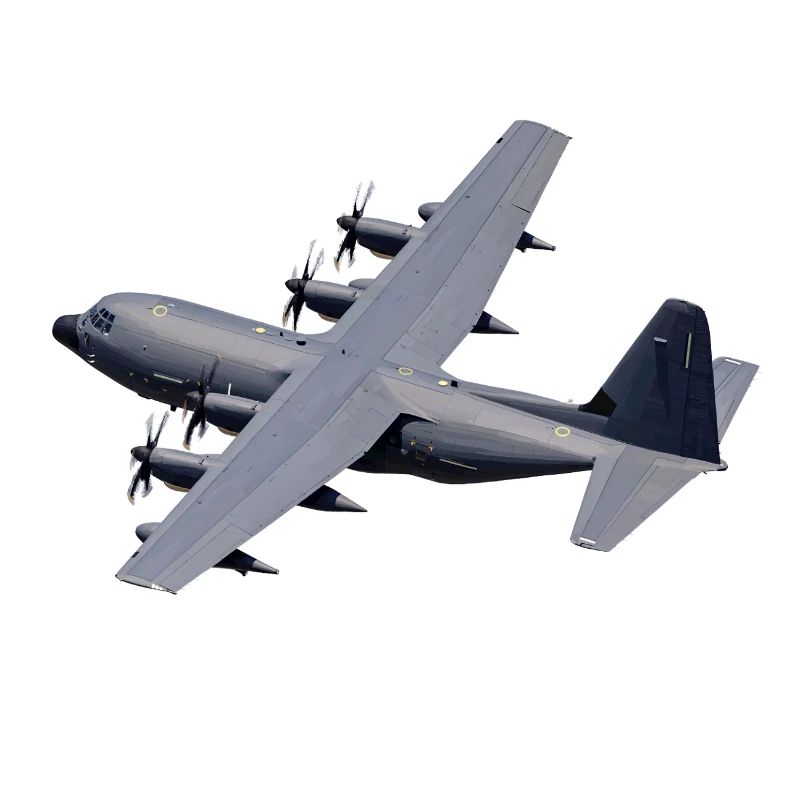 C-130 Grey Silhouette