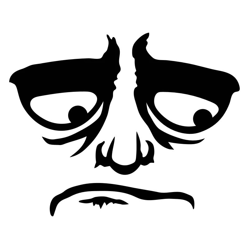 Grumpy sad disappointed face funny